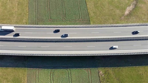 Drone Views of the No Speed Limit Autobahn Highways in Germany