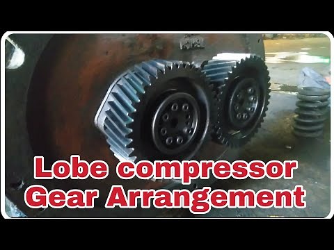 Lobe Compressor Gear Arrangement | Lobe Compressor Maintenance