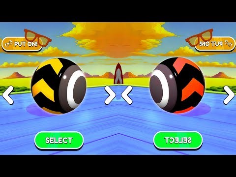 🟡🔴Sky Rolling Ball 3D Vs Reversed Gameplay SpeedRun Max Level 392