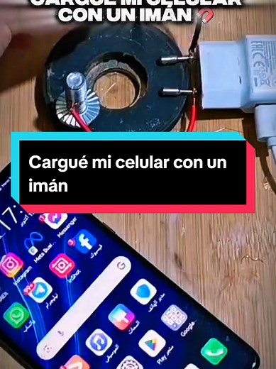 Cargué mi celular con un imán: ¡Descubre cómo!