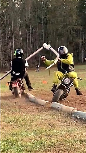 Modern Chivalry! Bike Jousting in Slow Motion