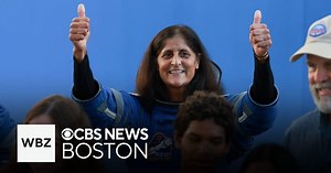 Astronaut Suni Williams runs Falmouth Road Race on treadmill in space