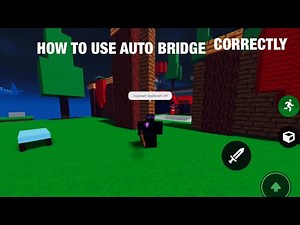 How to use auto bridge correctly (Roblox bedwars)