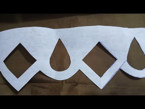 Easy Cutwork Applique Design (part (3) | How to Paste and Cut Beautiful Pattern on Fabric