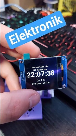 Elektronik arduino Wetterstation mit ES8266 #esp8266 #diy #oled