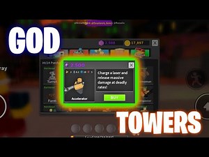 Buying Accelerator! || Roblox Tower Defense Simulator Hardcore Update!