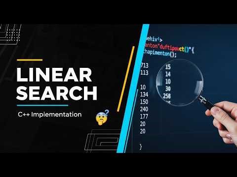 Implementation of Linear Search in C++ | Analysis of Algorithms (Lab Session