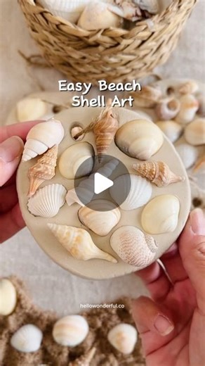 Agnes Hsu - Hello Wonderful | This simple Clay Seashell Craft is the perfect summer activity for kids! 🐚 Type “shell” and I’ll send you the short list of materials I... | Instagram