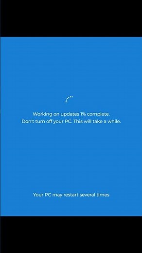 Prank Your Friends or colleagues with a Fake Windows Update Screen