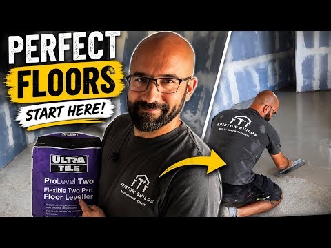 How To Level A Floor Using Self Level Compound - All You Need To Know!! #selflevelling #screeding