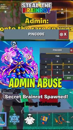 ALL CODES JUNGLE EVENT STEAL THE BRAINROT #fortnite BRAND NEWS 3 CODES EVERY CODE MACHINE LUCK BOOST
