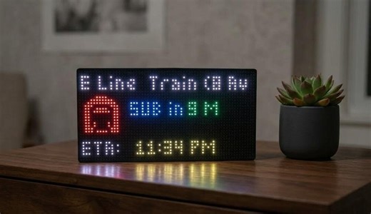 Sports Transport Stock Ticker Audio Reactive LED display