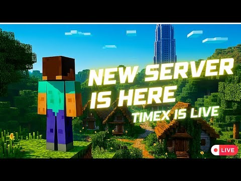 🔴Live 24/7 Minecraft Public Smp Java + PE Live stream in hindi #minecraft #smp #publicsmp