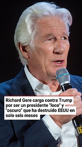 1.2M views · 82K reactions | El actor Richard Gere ha participado este lunes en Barcelona en una cena benéfica por el décimo aniversario de la ONG Open Arms, donde ha mostrado su apoyo a Palestina y ha apostado por que dimita el primer ministro israelí, Benjamin Netanyahu: "Tiene que irse". #RichardGere | Europa Press | Facebook