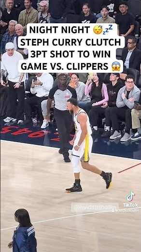 STEPH CURRY TOLD CLIPPERS NIGHT NIGHT 😴💤 #stephencurry #nba #nbaplayoffs #curry #basketball #pov