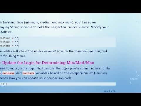 Connecting Names and Finishing Times in Java