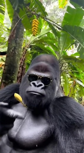 GORILLA RAPPING #gorilla #jungle #banana #rap | Pet lover | Facebook