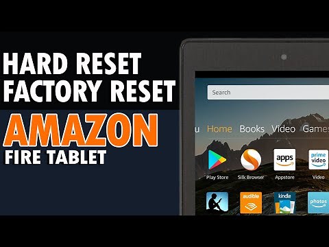 How to HardReset / Factory Reset Amazon Fire Tablet | Kindle HD 8 | 2019