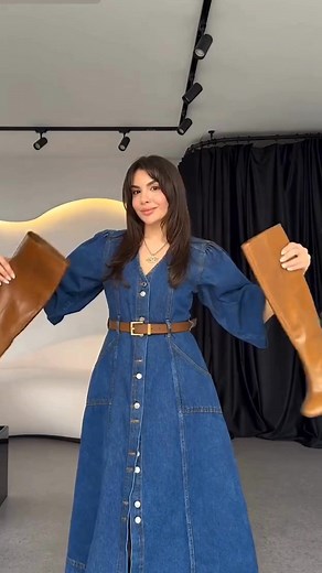 💖 Robe Jean Maram 💖 ✨ Prix : 85 DT ✨ Modèle sans ceinture avec manches longues ✨ Tissu : Jean délavée de haute qualité❄ ✨ Taille : du 36 au 48 🚚 Livraison à domicile partout en Tunisie : 8 DT 📦 Vente gros & détail 🛒 Commandez directement sur notre site 👉 Chez #Collection_AA – Des tenues adorables, confortables et de qualité pour vos princesses 👧💫 | Collection AA