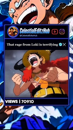 Look at the rage of Loki 🥶 || one piece episode 1161 #onepiece #luffy
