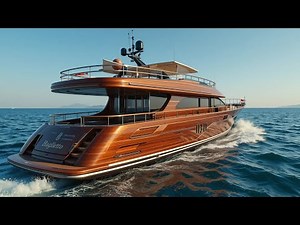 🚤✨ BAGLIETTO WOODEN MOTOR CRUISER 2025 | LUXURY YACHT REVIEW & FULL TOUR 🔥🌊 | SIR BOAT YACHT