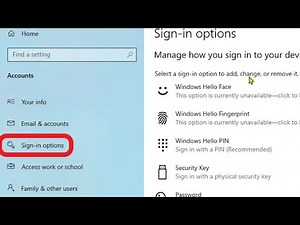 Windows 10 Sign in Options Freezing, Hang, Slow Loading - SOLVED