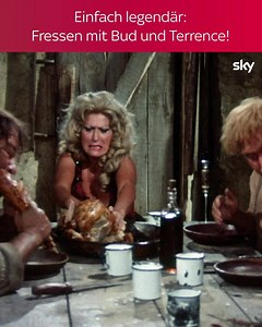 76K views · 689 reactions | Wer da keinen Hunger bekommt!  Die besten Filme mit dem legendären Duo Bud Spencer und Terrence Hill inklusive Fress-Orgien vom Feinsten gibt’s jetzt auf Sky Cinema Classics! | Sky Österreich | Facebook