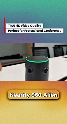 Nearity 360 Alien: All-In-One Conference Camera Perfect for Professionals 🔥 #nearity360alien #fyp