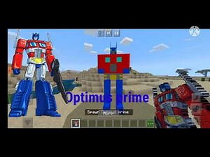 Transformers Optimus prime addon download in/on minecraft