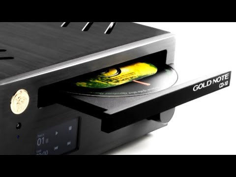 Gold Note CD-10 CD Player Debuts joining Gold Note's 10 Series of compact high-end hi-fi components