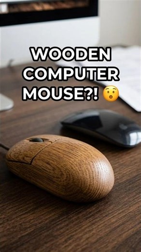The First Computer Mouse Was Made of Wood 😮 #shorts