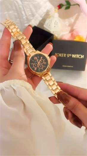Joker & Witch on Instagram: "When our bestseller finds its perfect match. Obsessed with how @_dailywith._me is flaunting it ✨ . . . . . . [joker and witch, New Year, Best seller, Influencer, Customer Repost, Watches, Bracelets, Rings, Jewellery, JW Girl Squad, FYP, Explore Page, GenZ, Fashion Statement Pieces] #jokerandwitch #watches #customerrepost #statementpieces #glamlooks"