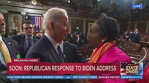 President Joe Biden delivered his second #StateoftheUnion address, in which he discussed hot button issues that have divided Republicans and Democrats. Leland Vittert, Johanna Maska weigh in on his speech. More: https://trib.al/ZKjH0Qw | NewsNation