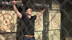 62K views · 508 reactions | He's the World Champion at throwing darts, but how good is he at Axe Throwing? We took Rob Cross to Whistle Punks in London to find out... | Professional Darts Corporation | Facebook