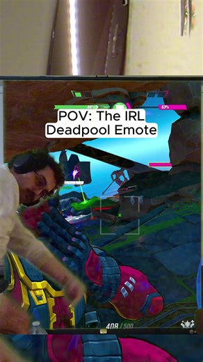 Deadpool Emote in Marvel Rivals Gameplay