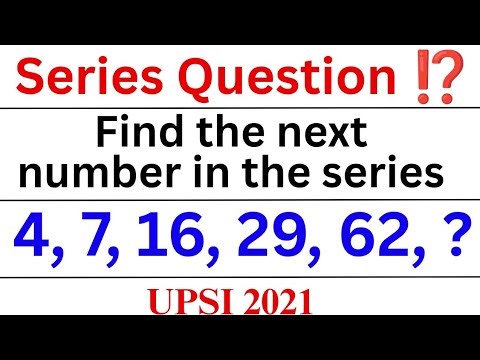 Reasoning Number Series Questions | 4, 7, 16, 29, 62, ? | Number Series Tricks for Competitive Exams