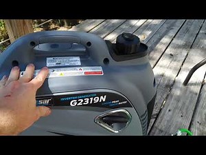 Pulsar generator initial review and testing it out - 2300W/1800W
