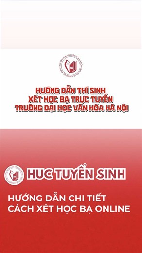 🚨 CHỈ CÒN 3 NGÀY - 2K8 ĐÃ NỘP HỌC BẠ ONLINE VÀO HUC CHƯA? Deadline 20/06 đang thở vào gáy rồi các tân binh ơi! Bạn nào còn loay hoay chưa biết điền form hay nộp file PDF sao cho chuẩn thì xem ngay hướng dẫn