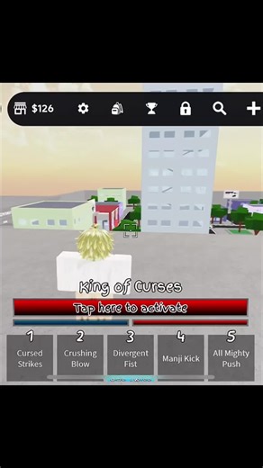 All mighty push in jjs #fyp #roblox #jjs #jjk #naruto