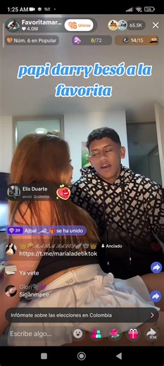 Papi Darry y La Favorita: El Beso Que Causó Polémica