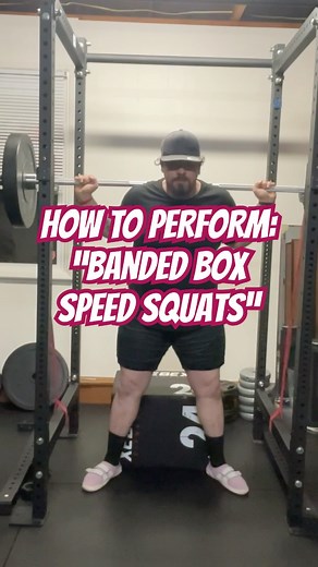 Banded Box Speed Squats Tutorial #exercisehowto #guide #workouttutorial