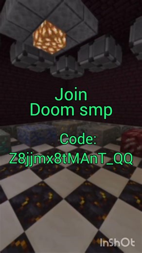 join doom smp code:Z8jjmx8tMAnT_QQ #minecraft #realms #minecraftbedrock #bedrockedition #bedrock #V