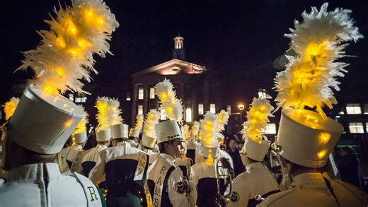 Catch CSU marching band's mini parade ahead of Parade of Lights