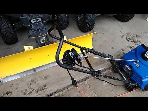 2020- Snowjoe snowblower mini review: safety switch bypass (part 2)