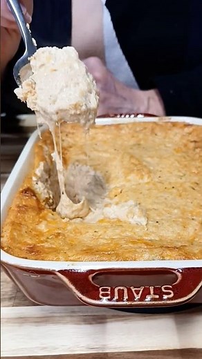 Easy Game Day Crab Dip | Best Cheesy Hot Crab Appetizer for Super Bowl & Racing Parties #shortsvideo