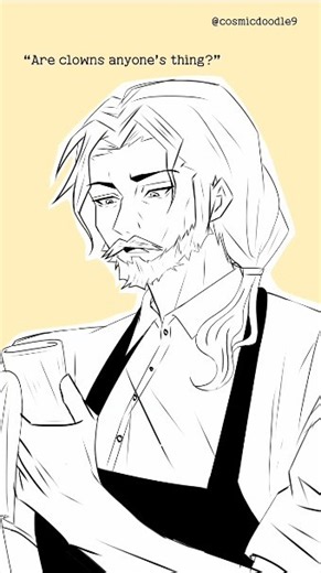 “Why’s it gotta be CLOWNS?😔”…#thefreakcircus #harlequin #shorts #pierrot #art #visualnovel #tfc #mc
