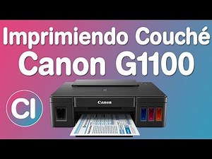 Printing Coated Paper with Canon G1100, G2100, G3100