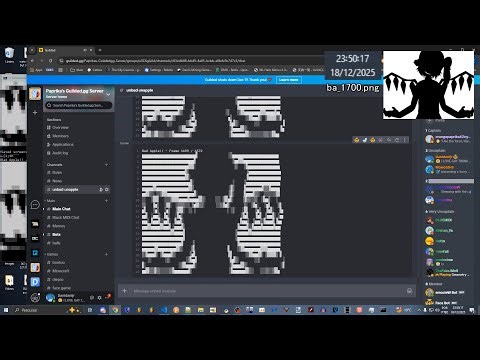 Bad Apple!! but it's played in Guilded before it got shut down