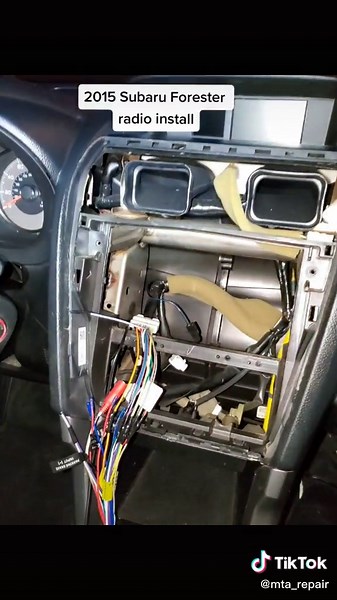 2015 Subaru Forester Radio Installation Guide