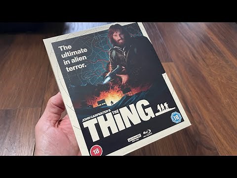 The Thing 4k UltraHD Blu-ray Collectors Edition Unboxing